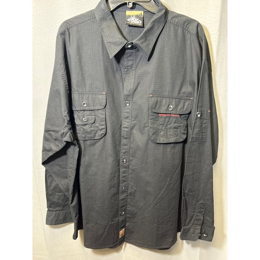 PNB Nation Mens Black Long Sleeve Shirt XL SKU 7103